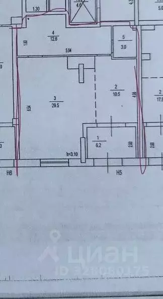 Торговая площадь в Алтайский край, Барнаул ул. Чернышевского, 186 (62 ... - Фото 2