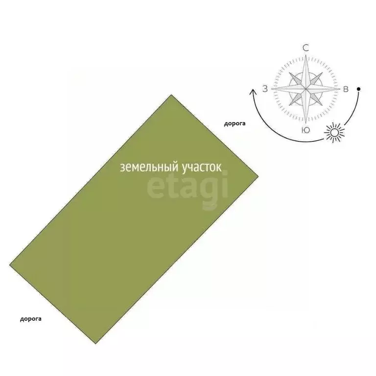 Участок в Крым, Евпатория городской округ, Заозерное пгт ул. Чкалова ... - Фото 2