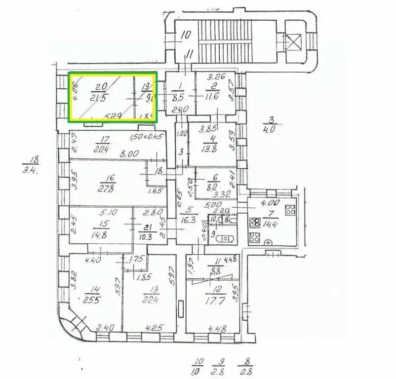 Комната Санкт-Петербург ул. Рубинштейна, 2/45 (30.5 м) - Фото 2