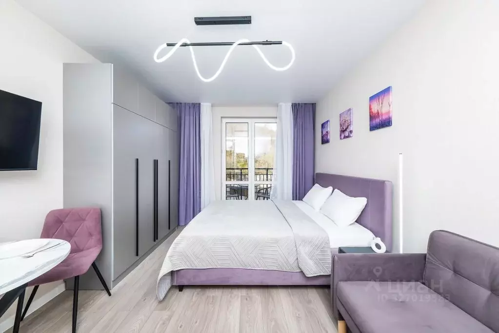 Студия Краснодарский край, Сочи ул. Искры, 88к8 (27.0 м) - Фото 1