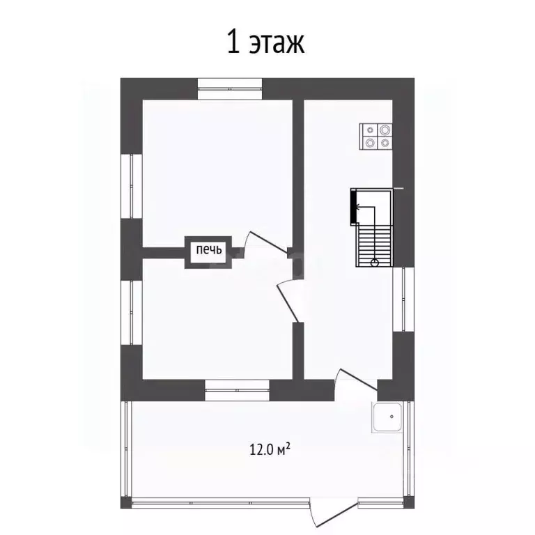 Дом в Тюменская область, Тюмень Гвоздика СНТ, ул. Парфенова (39 м) - Фото 2