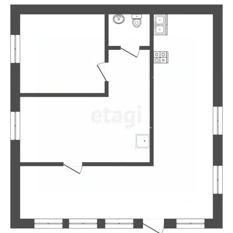 Дом в Ханты-Мансийский АО, Сургут № 2 садовое товарищество, ул. Третья ... - Фото 2