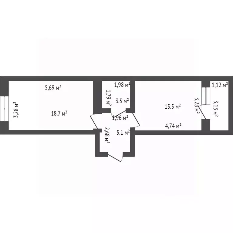 1-к кв. Амурская область, Благовещенск Конная ул., 33 (38.1 м) - Фото 0