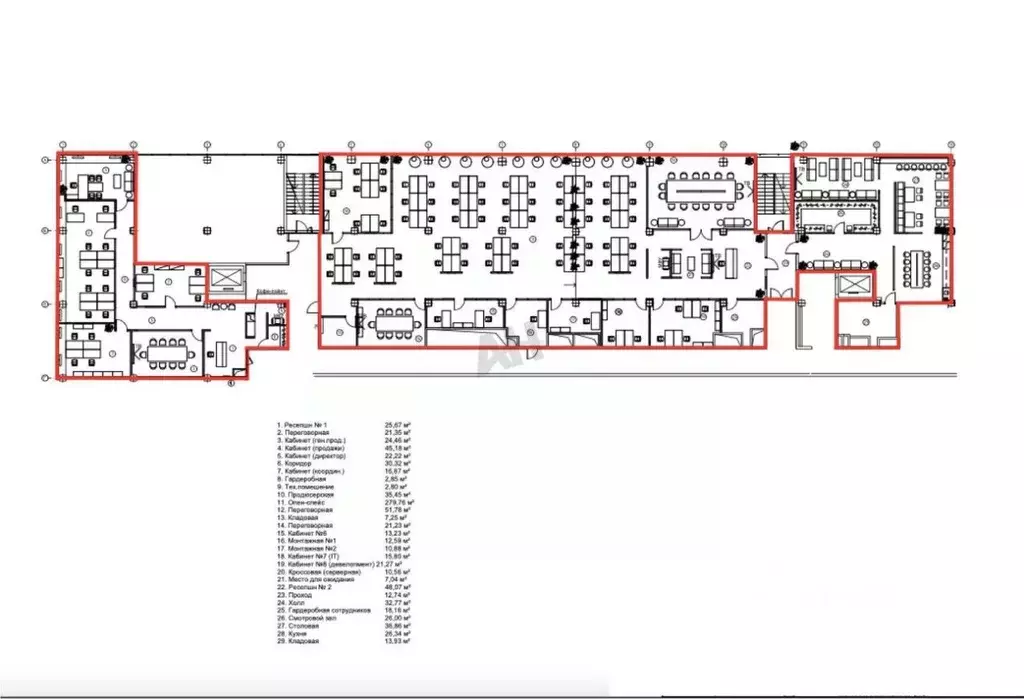 Офис в Москва Верейская ул., 29С134 (880 м) - Фото 2
