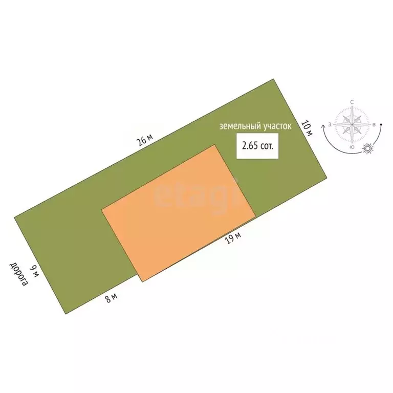 Таунхаус в Тамбовская область, пос. Первомайский ул. Курганская, 1А ... - Фото 2