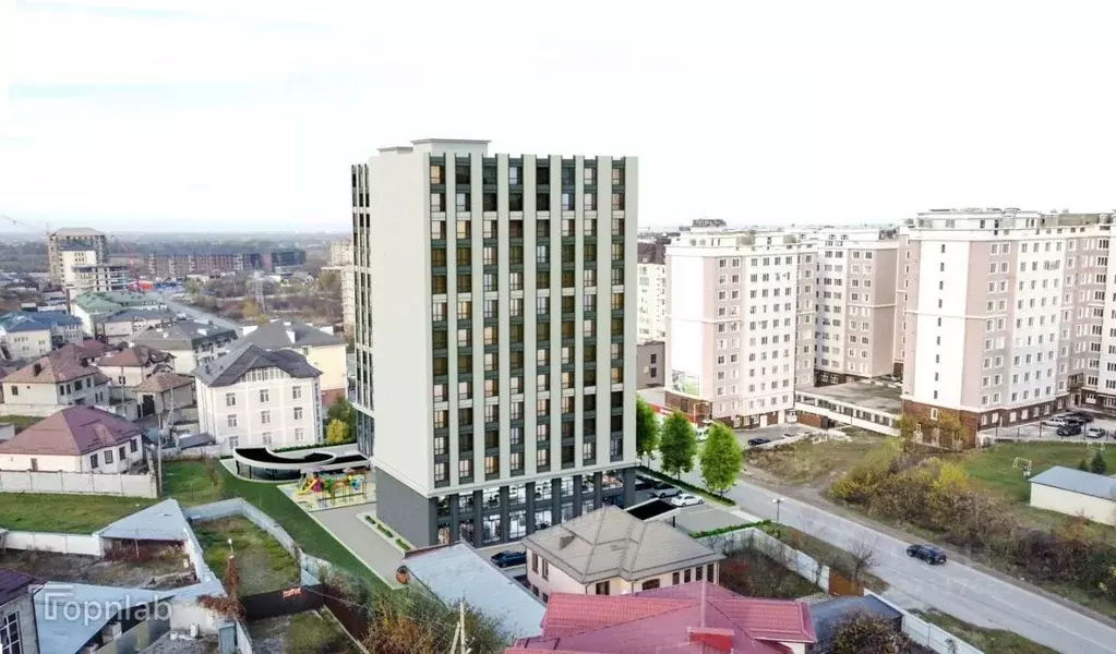 1-к кв. Кабардино-Балкария, Нальчик ул. Атажукина (51.47 м) - Фото 2