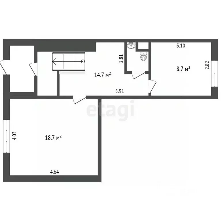 Помещение свободного назначения в Москва Зеленодольская ул., 11 (46 м) - Фото 2