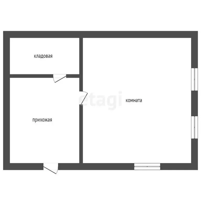 Дом в Кыштым, улица Карла Либкнехта (44 м) - Фото 1