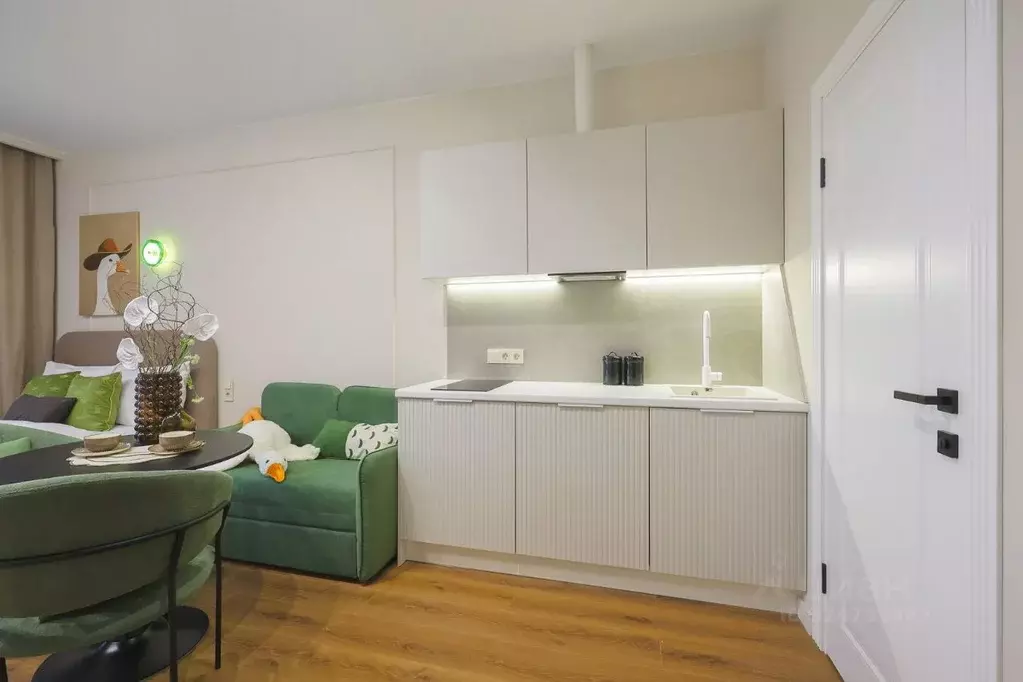 Студия Москва Новоостаповская ул., 20 (18.0 м) - Фото 2