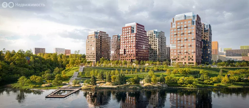 2-комнатная квартира: Москва, ЖК Бунинская Набережная (53.7 м) - Фото 1