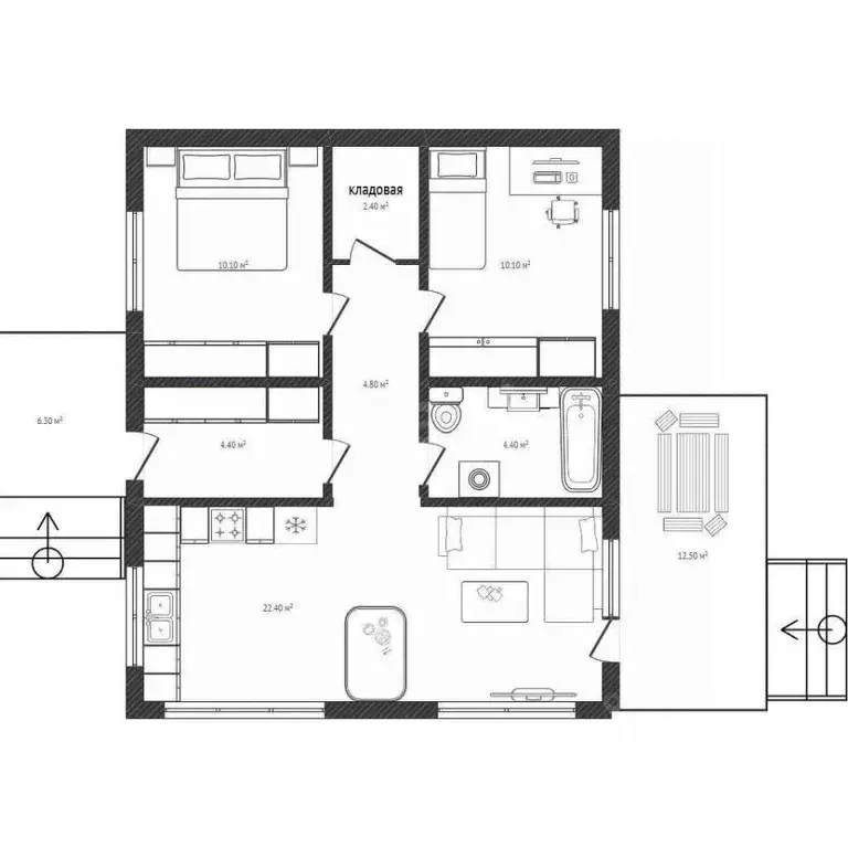 Дом в Новосибирская область, Новосибирский район, Кубовинский ... - Фото 2