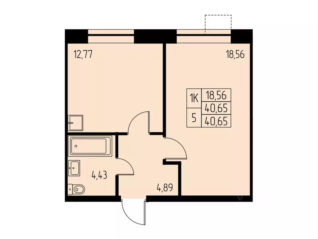 1-к кв. Московская область, Ивантеевка Пушкинский городской округ,  ... - Фото 1