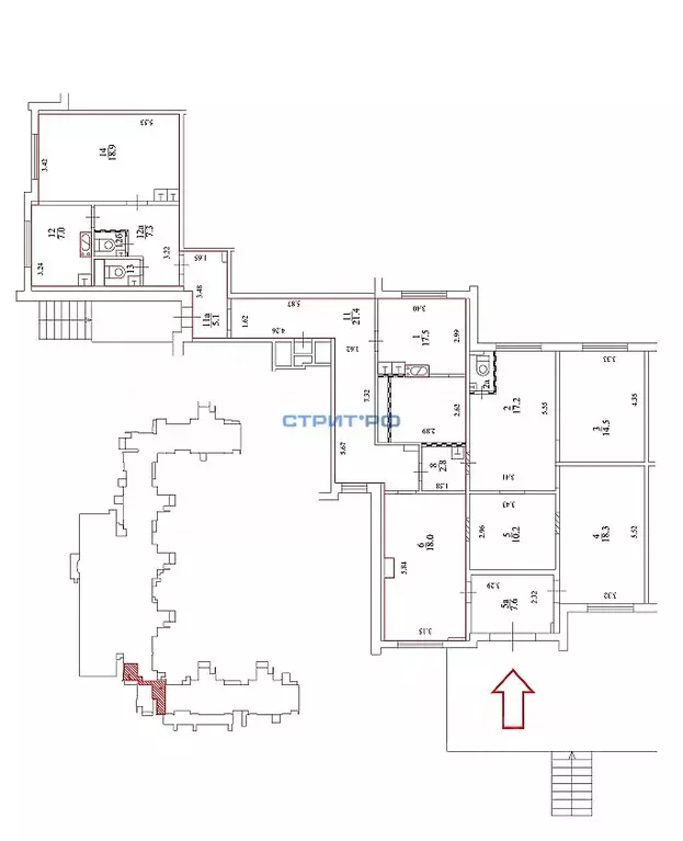 Торговая площадь в Москва ул. Борисовские Пруды, 14К4 (100 м) - Фото 2