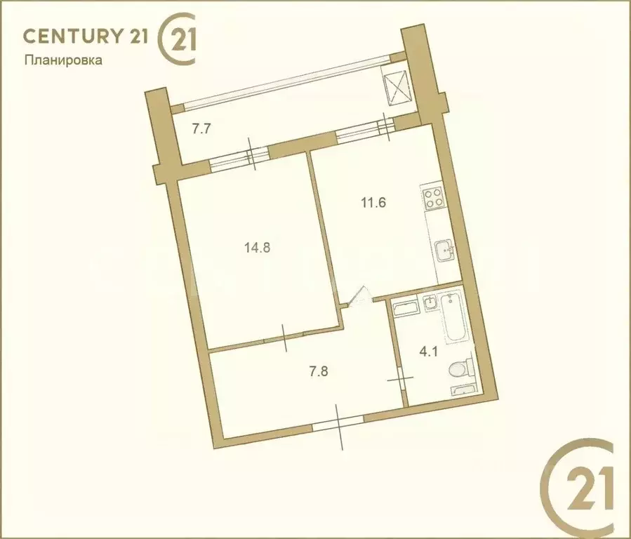 1-к кв. Санкт-Петербург Ленинский просп., 64к1 (38.3 м) - Фото 2