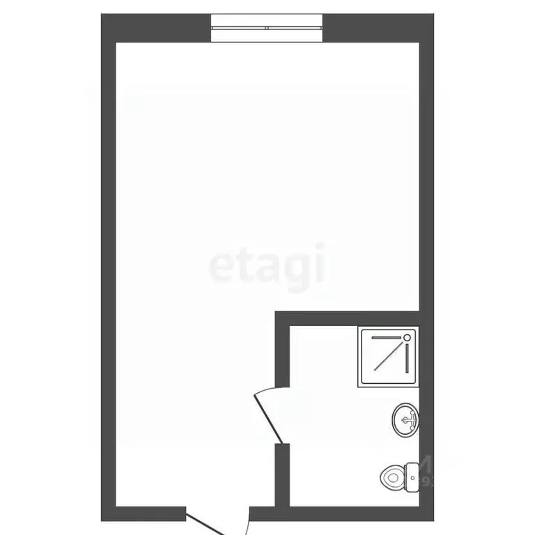 Студия Тюменская область, Тюмень ул. Энергетиков, 47 (18.4 м) - Фото 2