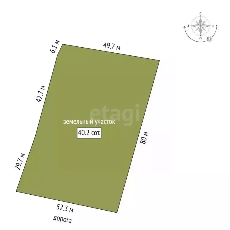 Участок в Коми, Корткеросский район, с. Вомын  (40.2 сот.) - Фото 2