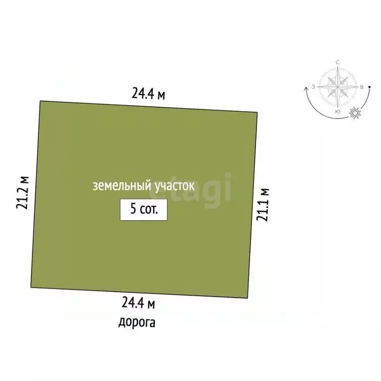 Участок в Крым, Черноморский район, с. Новосельское  (5.0 сот.) - Фото 2