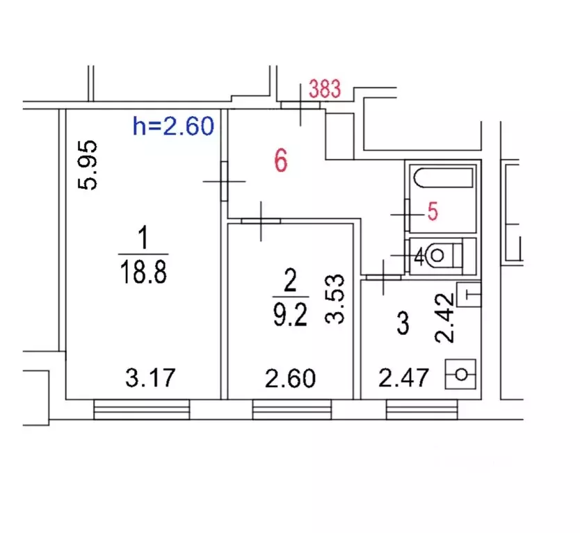 2-к кв. Москва бул. Яна Райниса, 2К1 (44.1 м) - Фото 1
