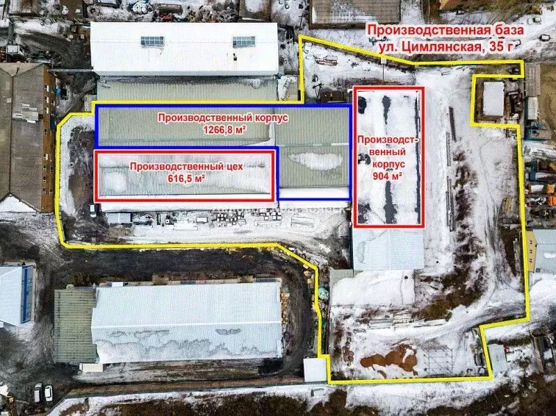 Производственное помещение в Красноярский край, Красноярск Цимлянская ... - Фото 2