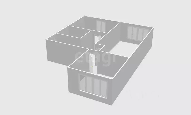 2-к кв. Сахалинская область, Долинск ул. Севастьянова, 10 (56.0 м) - Фото 2