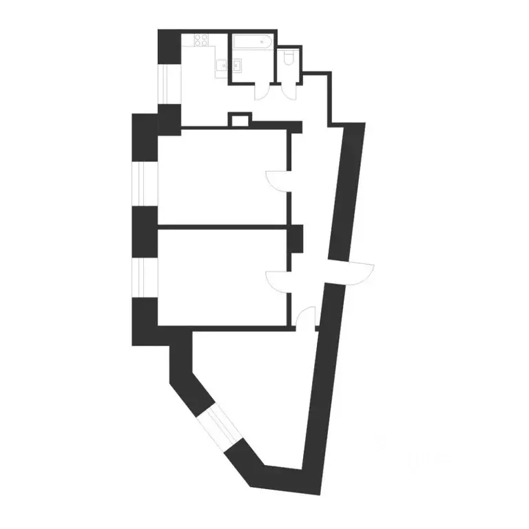 3-к кв. Москва Смоленская наб., 2А (103.5 м) - Фото 2