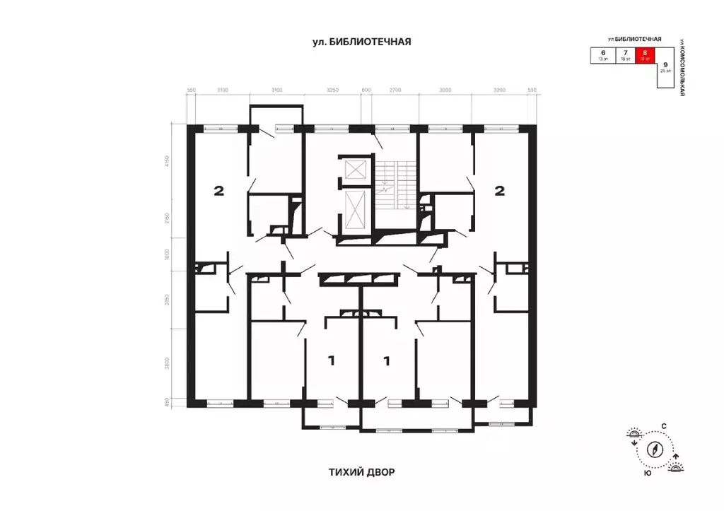 1-к кв. Свердловская область, Екатеринбург Втузгородок жилрайон,  ... - Фото 2