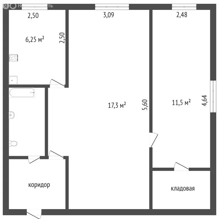 2-комнатная квартира: Ачинск, 2-й микрорайон, 13 (41 м) - Фото 1