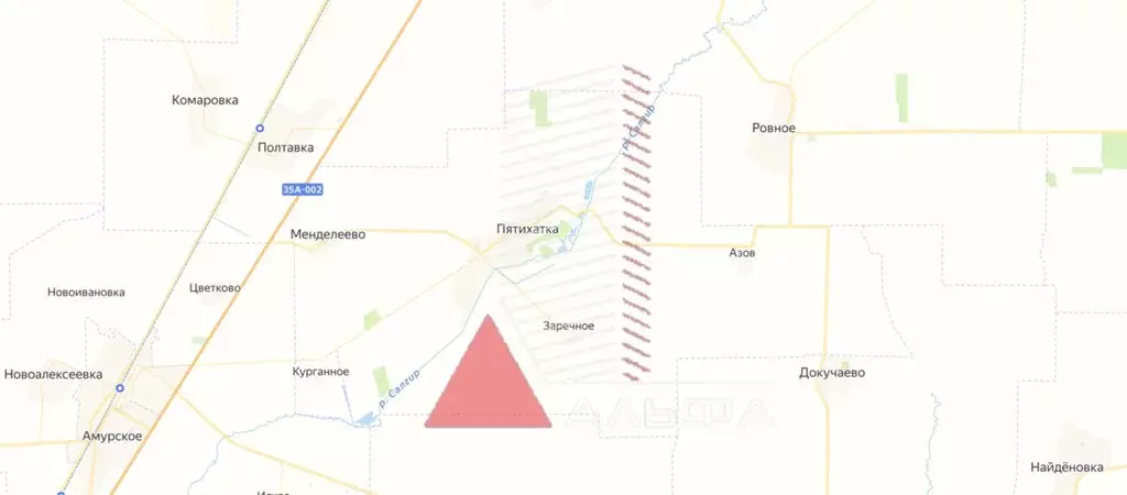 Участок в Красногвардейский район, село Пятихатка (599 м) - Фото 1