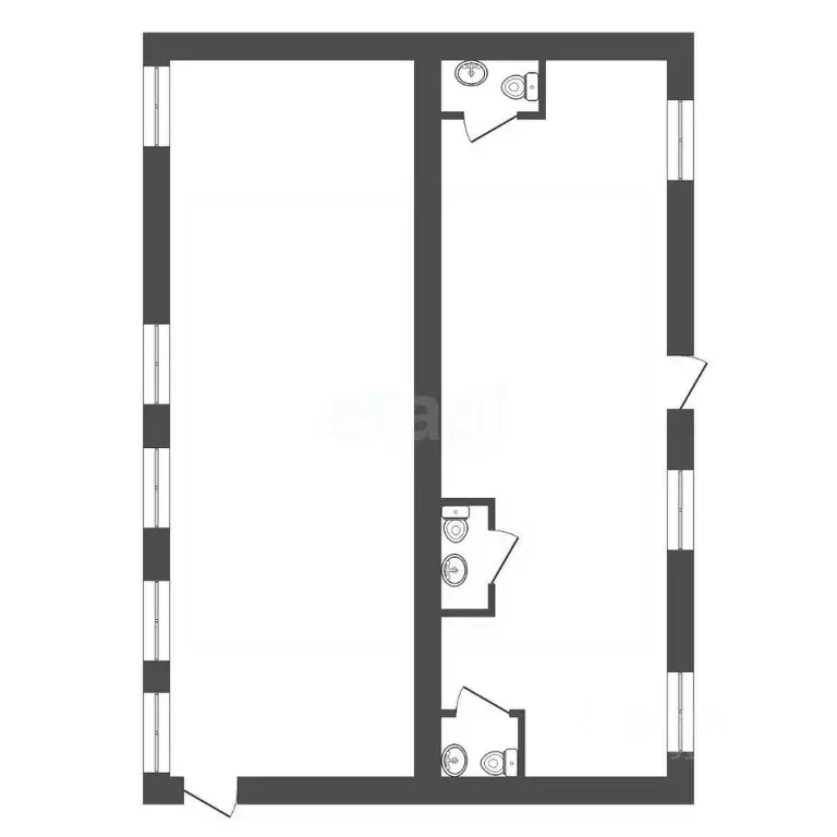 Торговая площадь в Тульская область, Узловая Магистральная ул., 37 ... - Фото 2