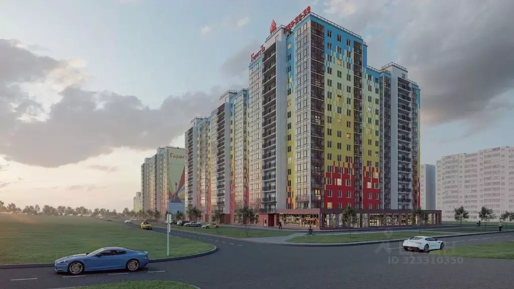 2-к кв. Ленинградская область, Всеволожск Южный мкр, ул. Крымская, 1 ... - Фото 2