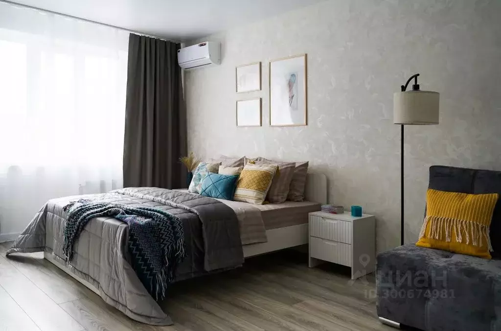 1-к кв. Самарская область, Самара пос. Мехзавод, 1-й кв-л, 74 (39.0 м) - Фото 1