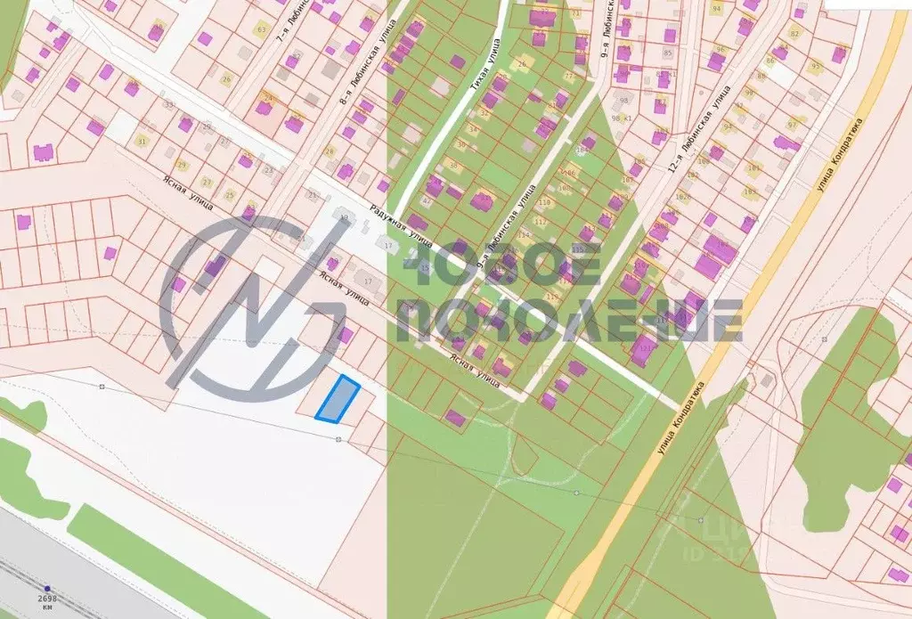 Участок в Омская область, Омск Ясная ул. (10.0 сот.) - Фото 0