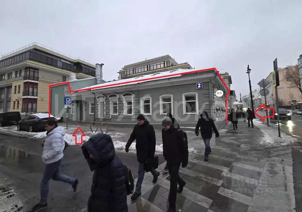 Помещение свободного назначения в Москва 3-й Кадашевский пер., 2 (200 ... - Фото 1