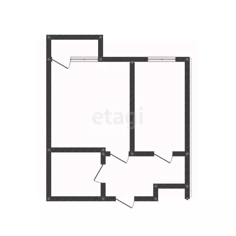 1-к кв. Бурятия, Улан-Удэ 105-й мкр, 47 (32.0 м) - Фото 1