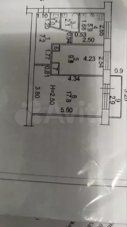 2-к. квартира, 45 м, 2/5 эт. - Фото 0