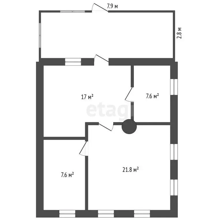 Дом в Ялуторовск, Юбилейная улица (59 м) - Фото 2