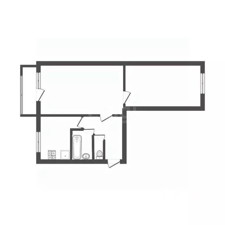 2-к кв. Тульская область, Тула ул. Плеханова, 142 (48.0 м) - Фото 2