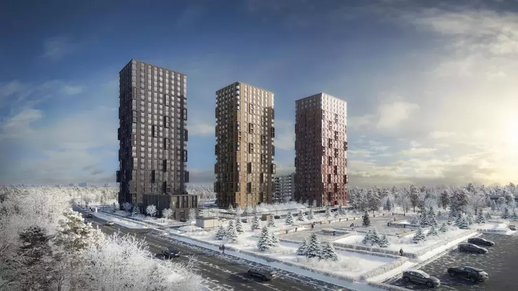 1-к кв. Московская область, Мытищи Перловка мкр, Долина Яузы жилой ... - Фото 2