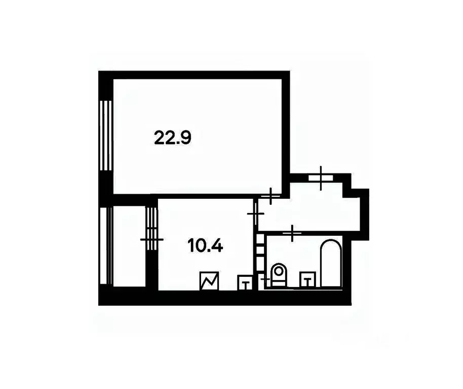 1-к кв. Москва Новочеремушкинская ул., 56/3 (42.9 м) - Фото 2