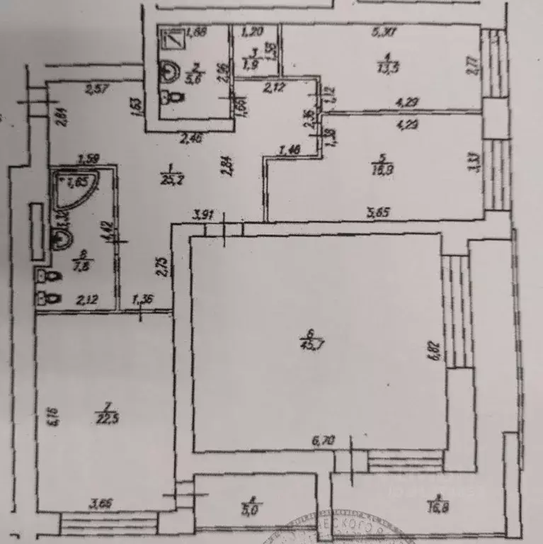 3-к кв. Башкортостан, Уфа Молодежный бул., 6/1 (150.0 м) - Фото 1