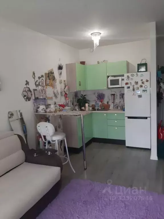 1-к кв. Ленинградская область, Всеволожский район, пос. Бугры ул. ... - Фото 1