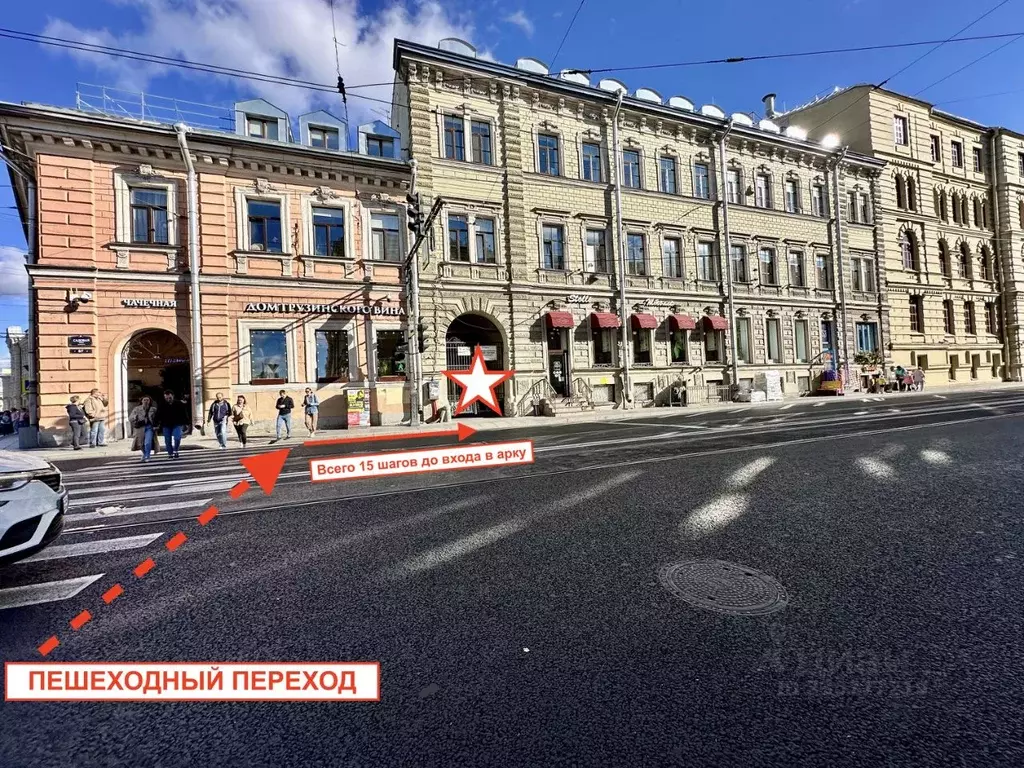 Помещение свободного назначения в Санкт-Петербург Садовая ул., 8/7 (43 ... - Фото 1