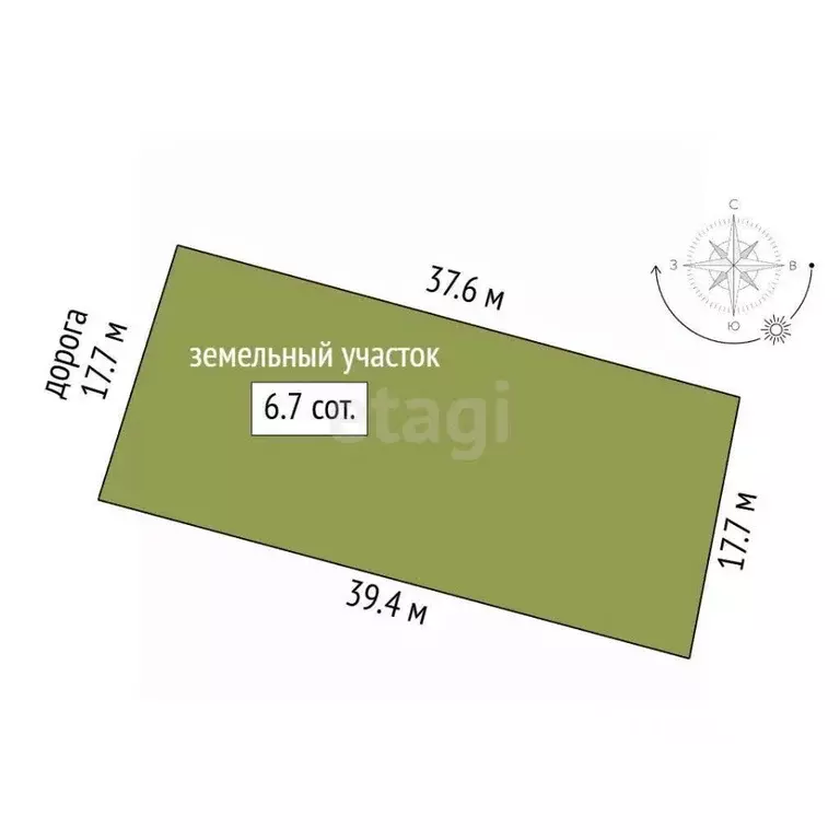 Участок в Крым, Алушта муниципальный округ, с. Лучистое  (6.67 сот.) - Фото 1