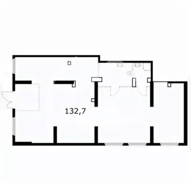 Торговая площадь в Москва Иловайская ул., 2 (133 м) - Фото 2