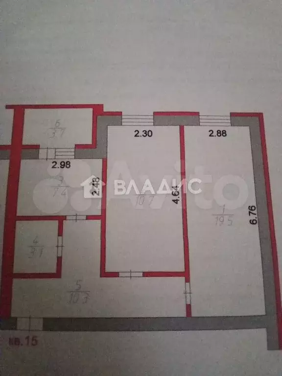 2-к. квартира, 51 м, 1/3 эт. - Фото 0