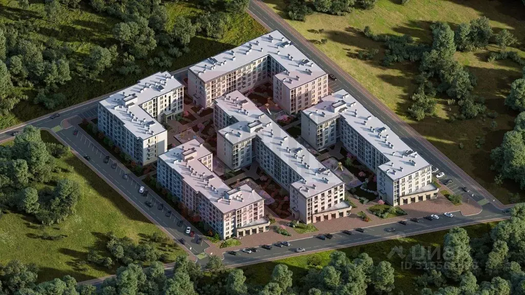 1-к кв. Калининградская область, Пионерский  (36.35 м) - Фото 1