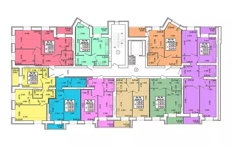2-к кв. Костромская область, Кострома Кинешемское ш, 42а (55.1 м) - Фото 1