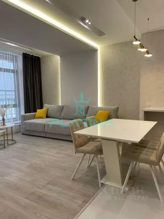 1-к кв. Татарстан, Казань ул. Мусина, 1 (59.0 м) - Фото 2