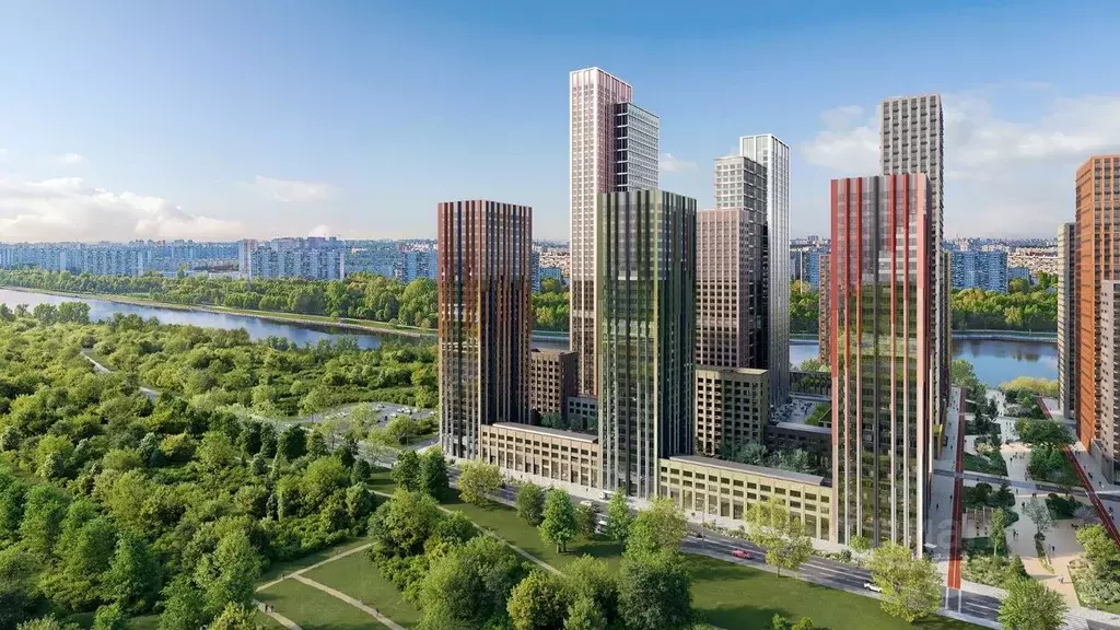 1-к кв. Москва Вэйв жилой комплекс (34.7 м) - Фото 1