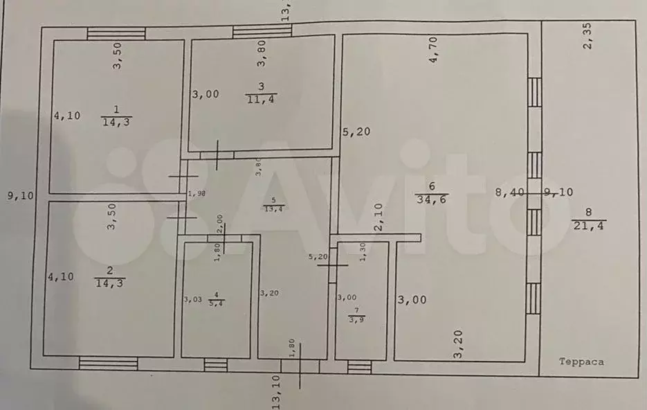 Дом 126 м на участке 6,5 сот. - Фото 0